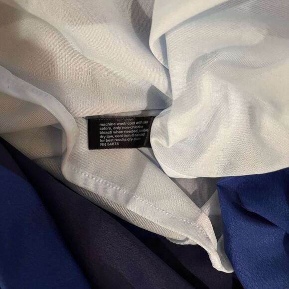 NEW FORENZA Colorblock Striped Drawstring Waist Maxi Skirt Blue NWT - Picture 11 of 15